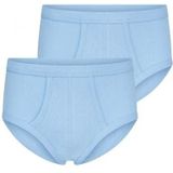 Beeren - M3000 - Heren Slip - Blauw - 2-pak - 100% Katoen - Met Gulp