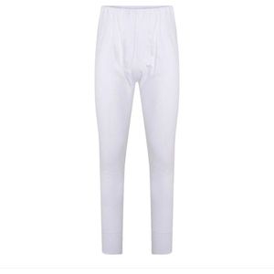 Beeren heren pantalon wit met gulp M3400 - Lange onderbroek