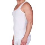 Beeren - Extra Lang Heren Hemd - Wit - Singlet