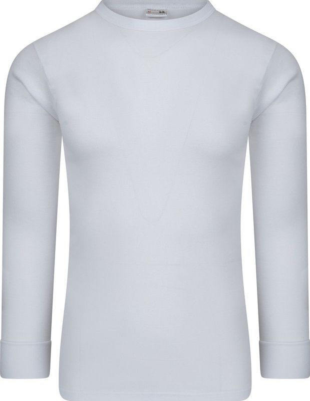 Beeren Heren T Shirt Lange Mouw Wit