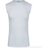 Mouwloos shirt - Beeren - Comfort feeling - wit