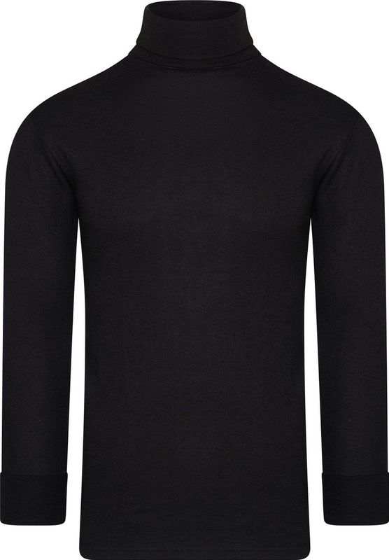 Beeren thermo colshirt dames - Zwart