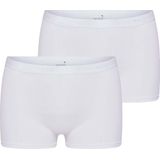 Beeren - Comfort - Dames Boxershort - Wit - 2-pack - Katoen
