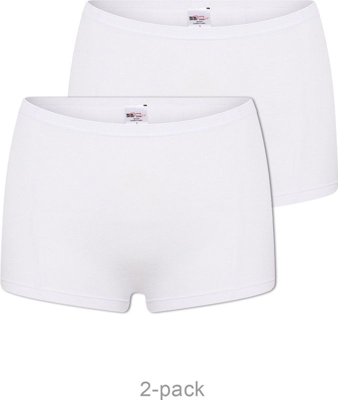Beeren - Comfort - Dames Boxershort - Wit - 2-pack - Katoen