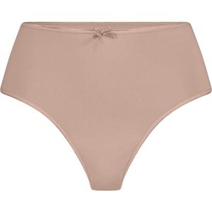 RJ Bodywear Pure Color dames maxi string (1-pack), lichtbruin