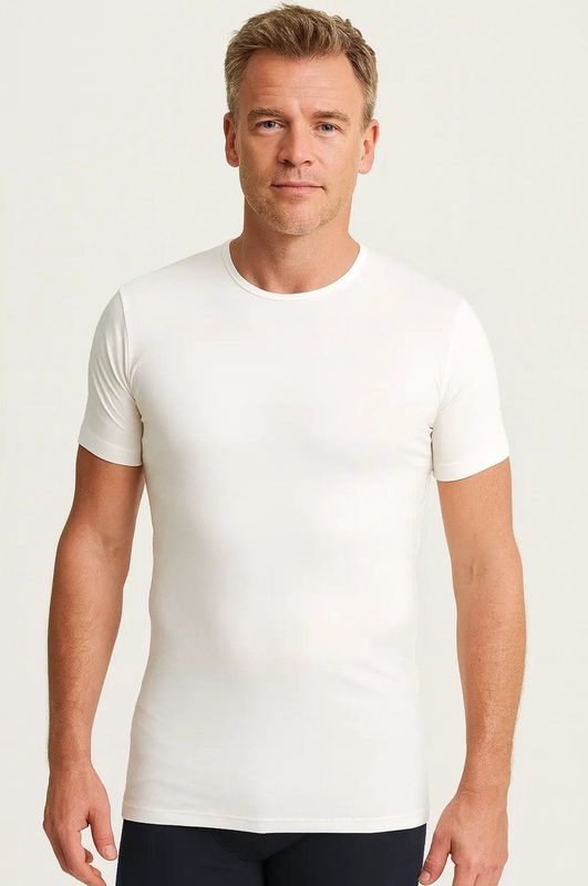 Beeren - Heren T-shirt - Groen - Comfort - Ronde Hals