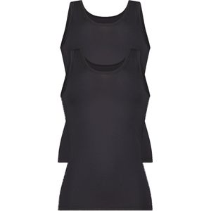 RJ Bodywear - Pure Color - Extra Comfort Hemd - Zwart - 2-pack