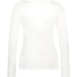 RJ Bodywear Thermo dames shirt lange mouw met kant (1-pack) - wolwit