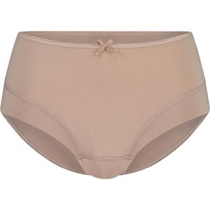 RJ Bodywear Pure Color dames midi slip (1-pack) - lichtbruin
