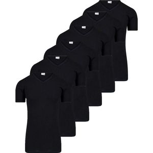 Beeren 6-Pack - Heren T-shirts Extra lang - Zwart