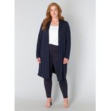 Zwart Vest - Sjaalkraag - Lange Mouwen - Zachte Tricotkwaliteit