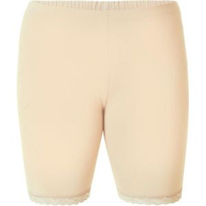 Sportbroeken - Naturel - Kanten Randje - Hoog Taillehoogte - Doorgestikt