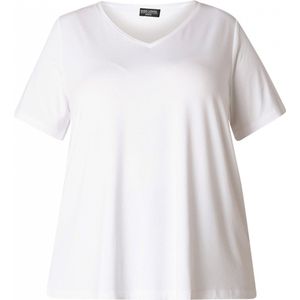 Base Level Curvy Basic T-shirt Alba Wit