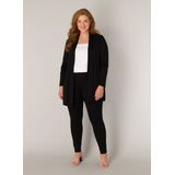 Base Level - Curvy Vest Ayla - Zwart - Sluitingloos Design