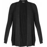 Base Level - Curvy Vest Ayla - Zwart - Sluitingloos Design