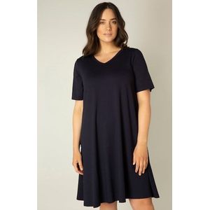 Navy Dark Blue - Shirtjurk - V-hals - Korte Mouwen - Afneembare Mouwen