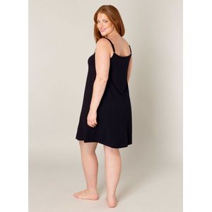 Salopettejurk - Navy - Verstelbare Bandjes - Ruimvallend - Ronde Hals