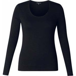 BASE LEVEL CURVY Aso Jersey Shirt - Dark Blue()