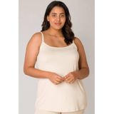 Base Level Curvy - Singlet - Beige - Model Alexa