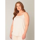 Base Level Curvy - Singlet - Beige - Model Alexa