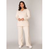 Base Level Curvy - Anine - Fijngebreide Trui - Beige