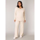 Base Level Curvy - Anine - Fijngebreide Trui - Beige