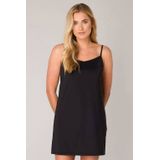 Base Level Onderjurk met Verstelbare Bandjes en Splitten Yanir Zwart
