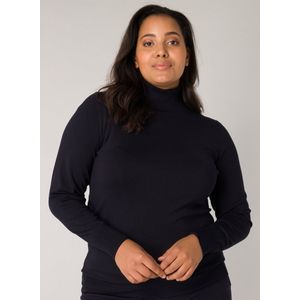 Base Level Curvy Trui Yuena Donkerblauw