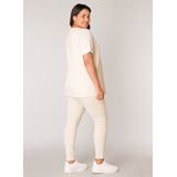 Base Level Curvy Basic T-shirt Alba Beige