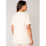 Base Level Curvy Basic T-shirt Alba Beige
