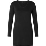 Base Level Curvy V-Ausschnitt-Pullover "BAS-ANINE-LONG", Feinstrick-Qualität