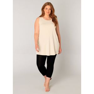 Base Level Top Zonder Mouw - Licht Beige