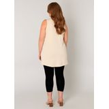 Vesten - Beige - V-hals - Aansluitend - Lange Mouwen - Knoopsluiting