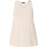 Vesten - Beige - V-hals - Aansluitend - Lange Mouwen - Knoopsluiting