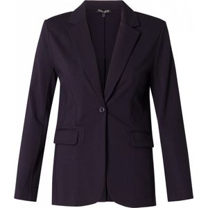 Base Level Curvy Blazer Yacey Donkerblauw