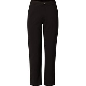 Harembroek - Zwart - Met Riemlussen en Omslagzoom - Regular Fit