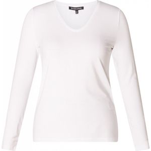 BASE LEVEL CURVY - Alize - T-shirt - White