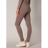 Treggings - Dark Taupe - Viscose - Elastische Tailleband