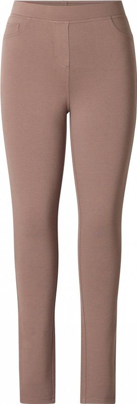 Pullover - Dark Taupe - 80% Viscose 20% Nylon - Lange Mouwen - V-hals