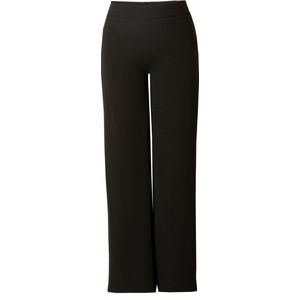 Base Level wide leg broek Yarah zwart