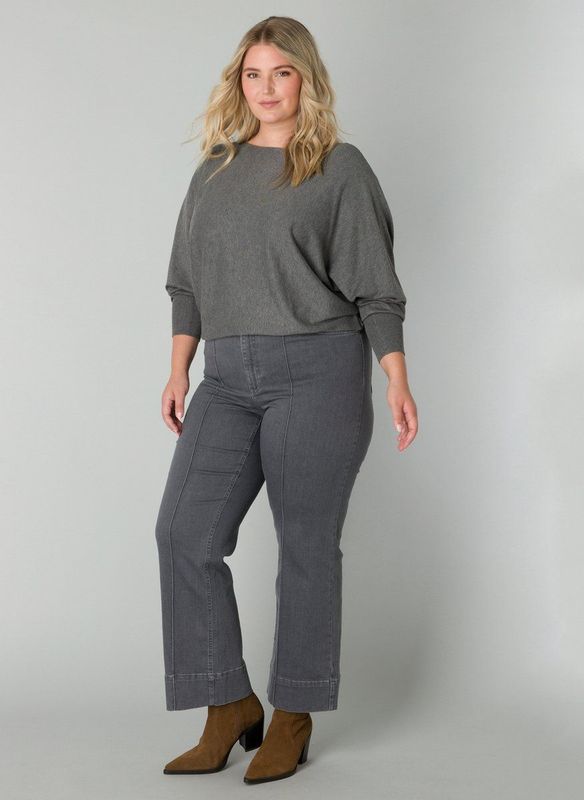 YESTA Rivka Bottoms - Grey Denim - maat X-0(44)