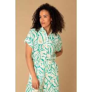 Ivy Beau Blouse Mae 4200512 016 Off-white/multi Color Dames Maat - W36