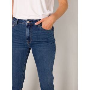 Jeans - Mid Blue - Met Riemlussen - Studs - Steekzakken