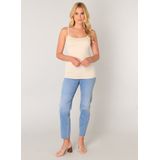 New Era - MLB Script Grphc - T-shirt - Beige - Oversized - Korte Mouwen