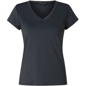 Base Level - T-shirt - Donkerblauw - V-hals