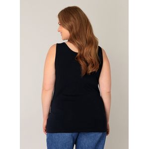 Base Level - Curvy Tanktop - Donkerblauw - Grote Maten