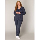 Trenchcoat - Donkerblauw - Stretch - 2-Knoopsmodel - Reverskraag