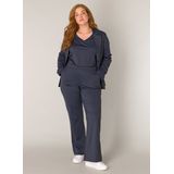 Trenchcoat - Donkerblauw - Stretch - 2-Knoopsmodel - Reverskraag