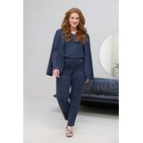 Harembroek - Donkerblauw - Viscose - Normale Taillehoogte