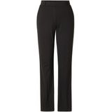 Harembroek - Zwart - Stretch - Uitlopende Pijpen